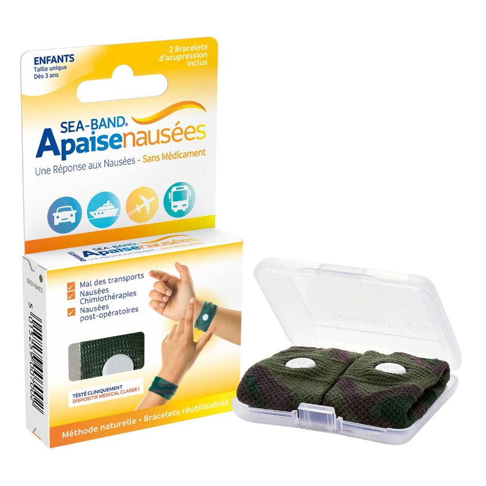 Seaband Bracelets Enfant Anti-nausées x2