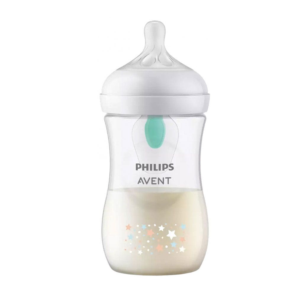 Avent Natural Response Biberon Illustration Valve Anti-Colique 1 Mois et + 260ml