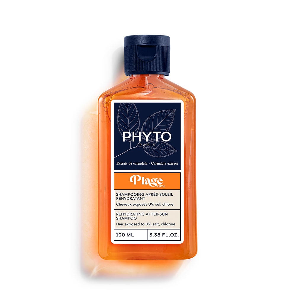 Phyto Paris Plage Shampoing Après-soleil Réhydratant Cheveux exposés UV Sel et Chlore 100ml