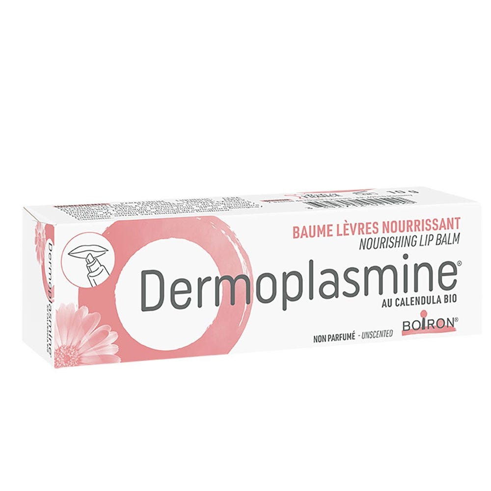Boiron Dermoplasmine Baume lèvres au calendula Réparateur et nourrissant 10g