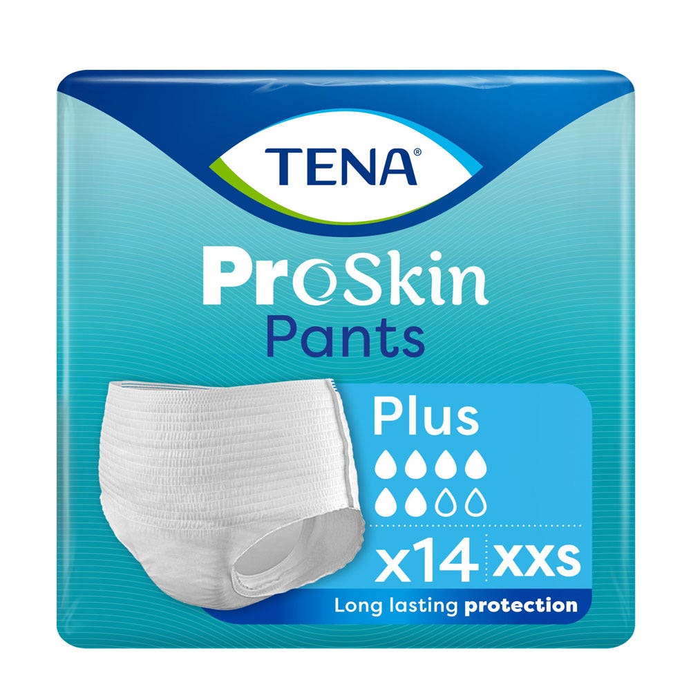 Culottes Absorbantes fuites urinaires Taille XXS x14 Proskin plus Pants Tena
