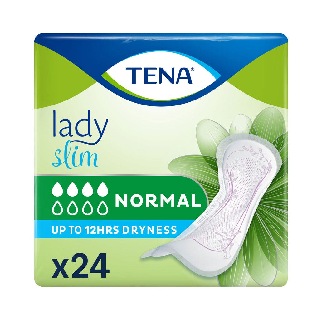 Tena Lady Slim Serviettes Fuites urinaires Normal x24
