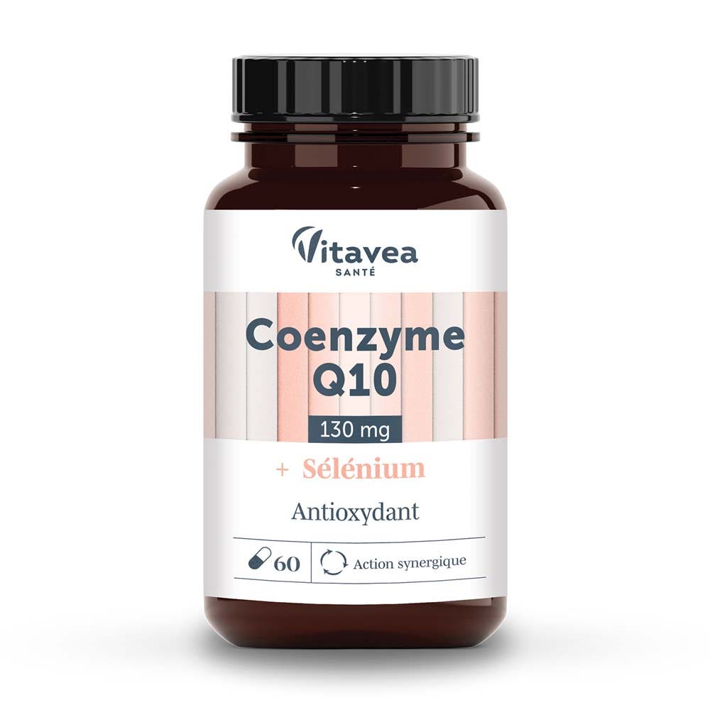 Vitavea Santé Les Essentiels Coenzyme Q10 130mg + Sélénium 60 gélules
