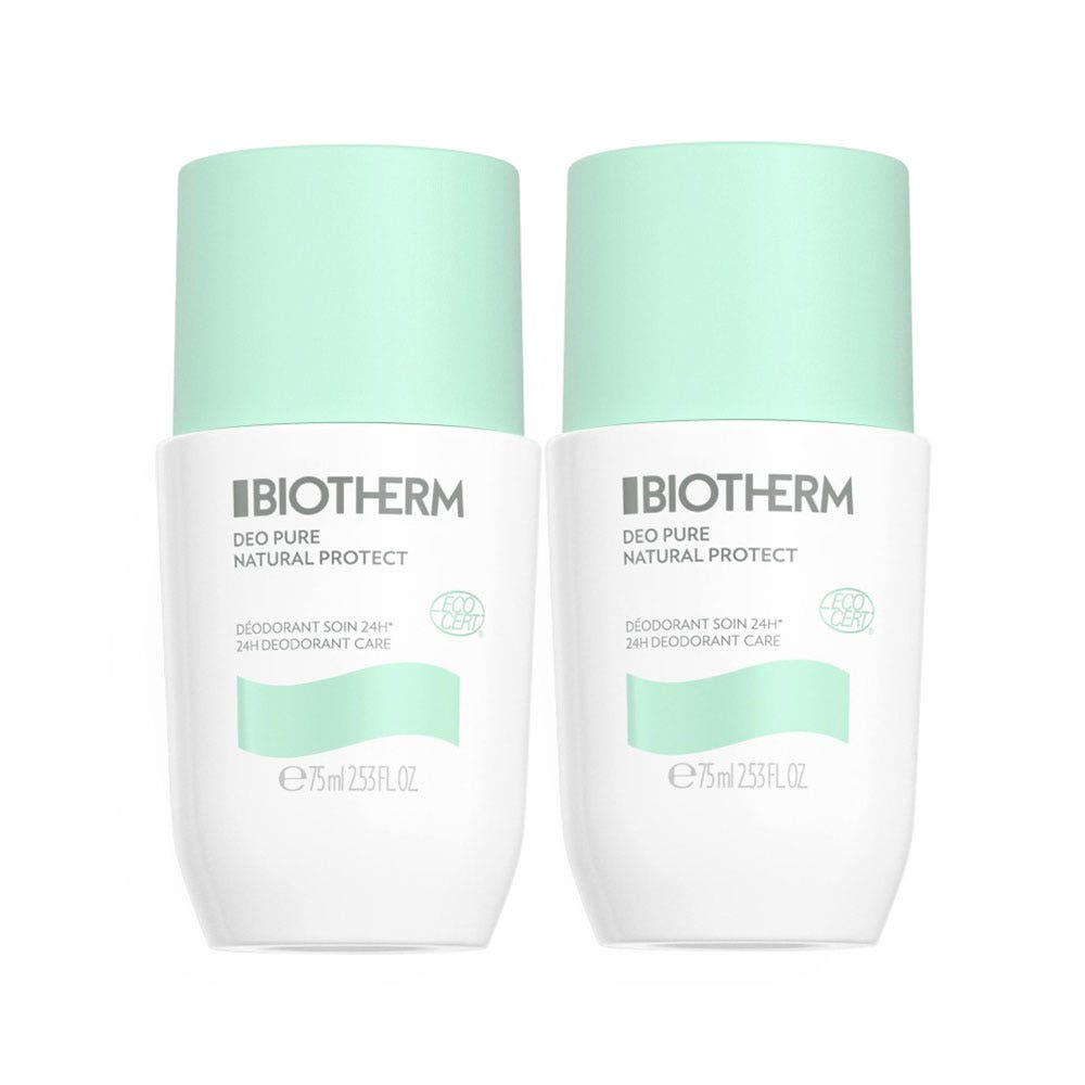Biotherm Deo Pure Deodorant Natural Protect 24h 2x75ml