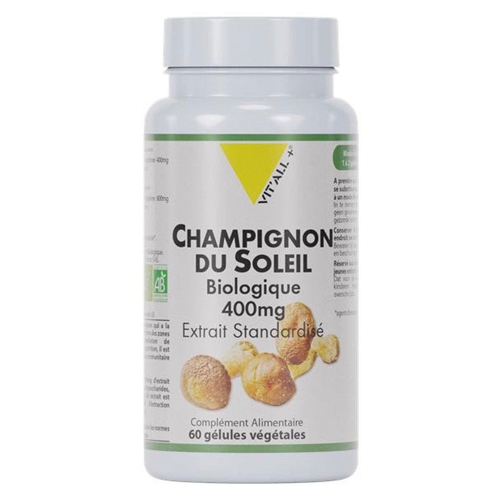 Vit'All+ Champignon Du Soleil 400mg 60 Gélules