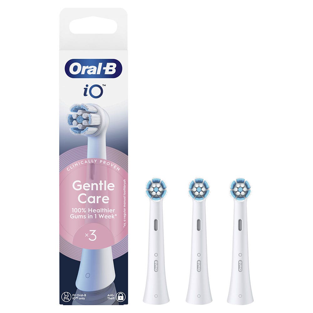 Oral-B iO Brossettes pour Brosse à dents électrique Gentle Care x3