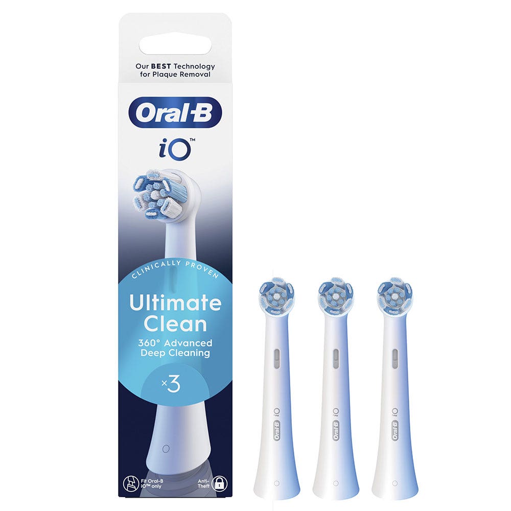 Oral-B iO Brossettes pour Brosse à dents électrique Ultimate Clean x3