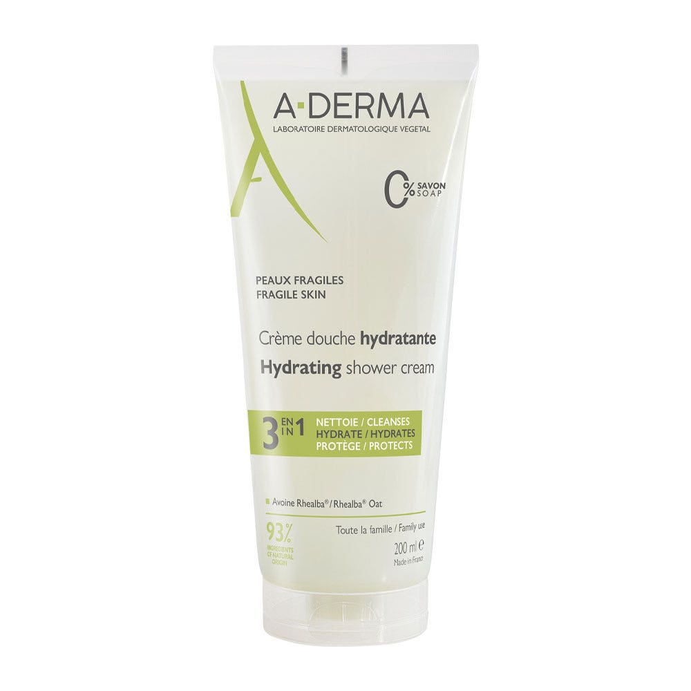 A-Derma Les Indispensables Crème Douche Hydratante 200ml