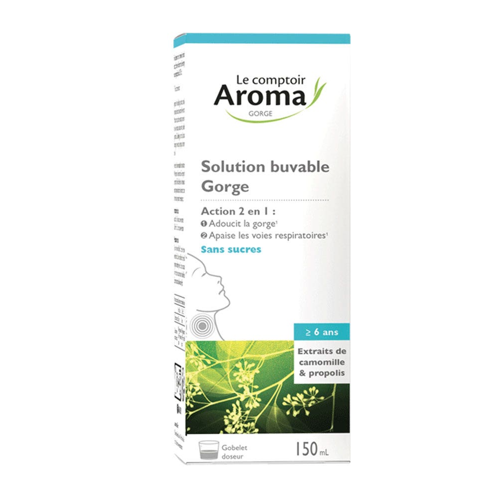 Le Comptoir Aroma Solution buvable gorge 150ml