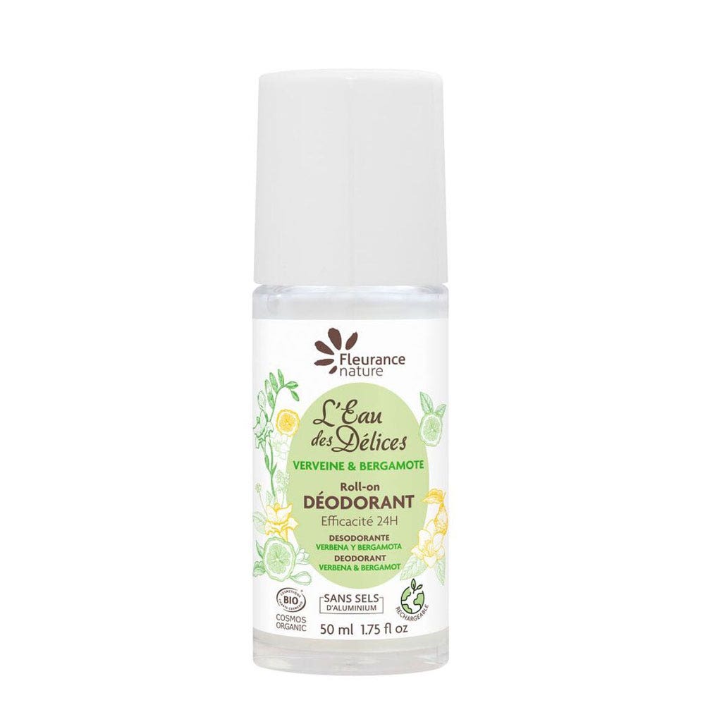 Fleurance Nature Déodorant Eau Délices Verveine Bergamote Bio 50ml