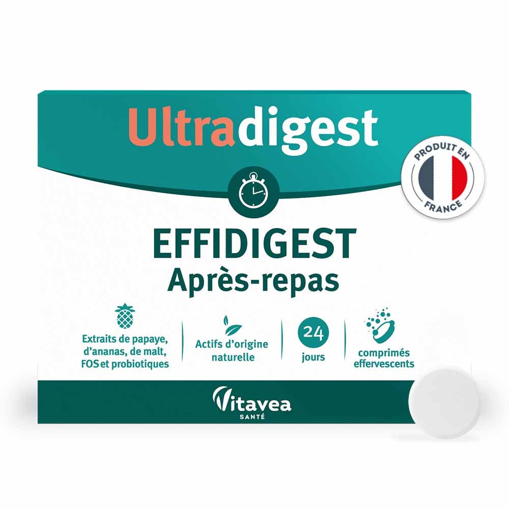 Vitavea Santé Effidigest Après Repas 24 comprimés effervescents