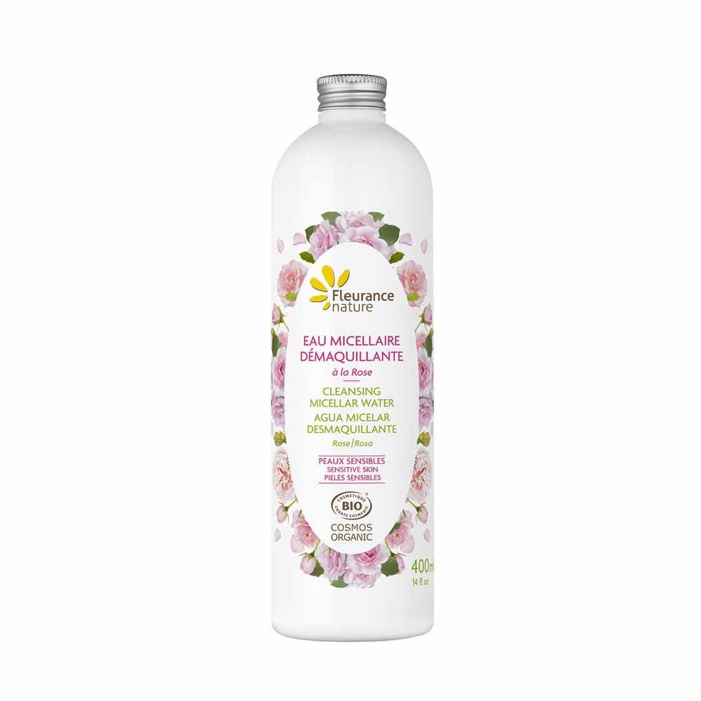 Fleurance Nature Eau Micellaire Demaquillante Rose Bio 400ml