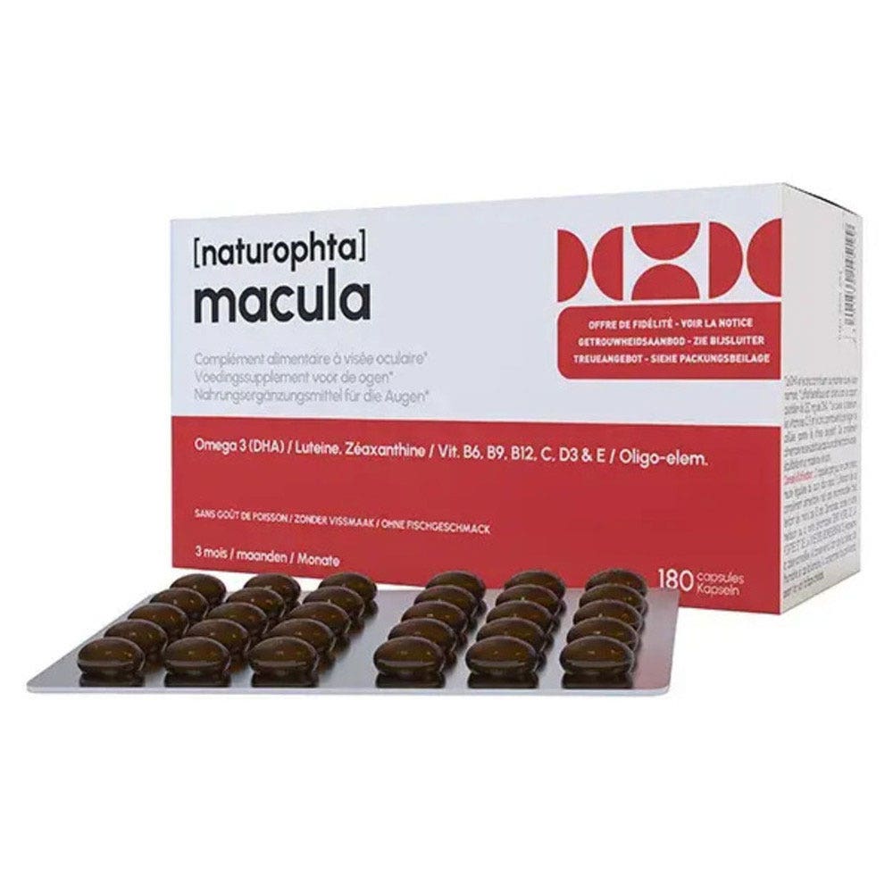 Dulcis Health Science NaturOphta Macula 180 Capsules