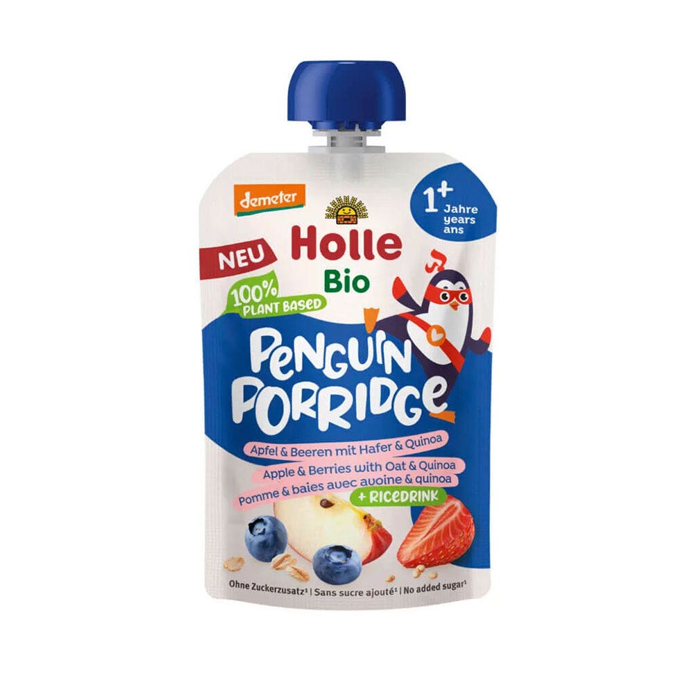 Holle Pural Porridge En Gourde Bio Avec Avoine Et Quinoa À Partir De 1 Ans 110g