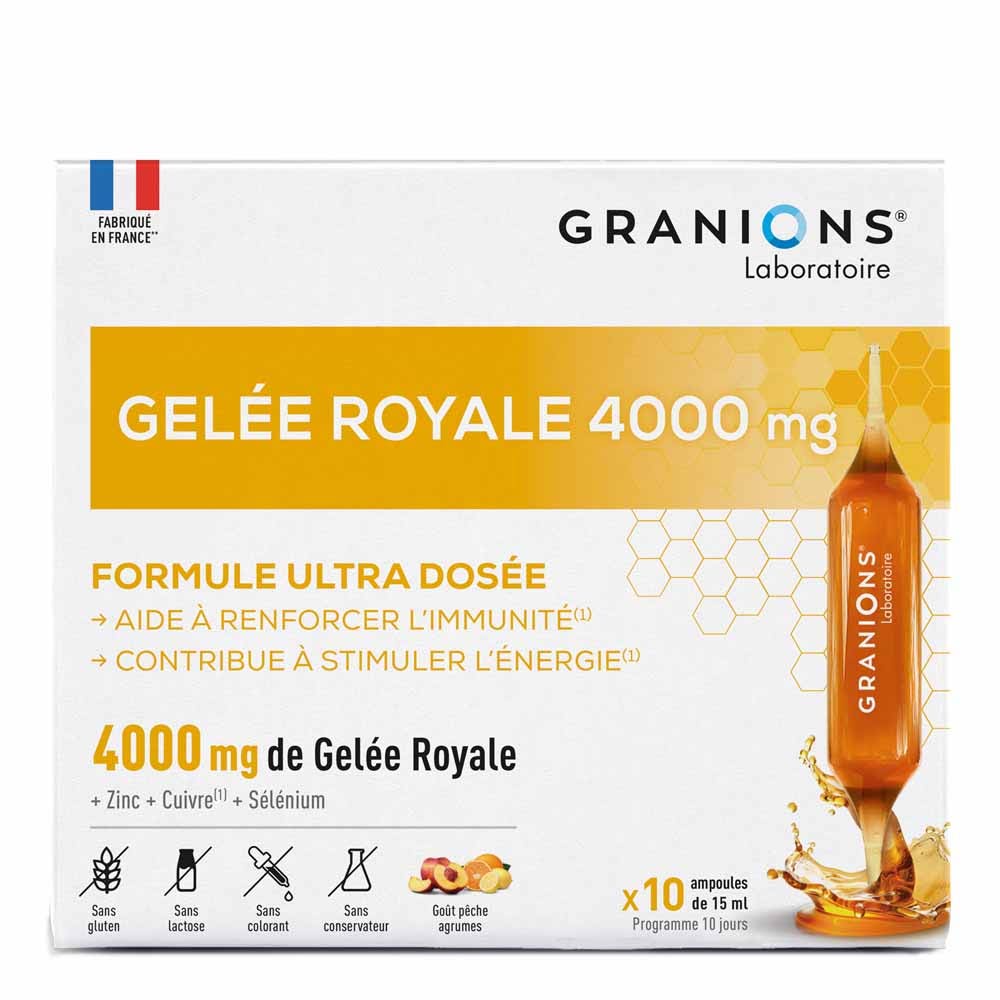Granions Gelée Royale 4000mg 10 ampoules