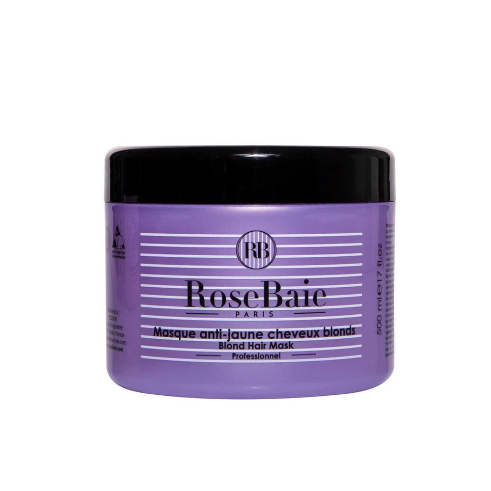 Rosebaie Blonde Masque Anti-Jaune Cheveux Blonds 500ml
