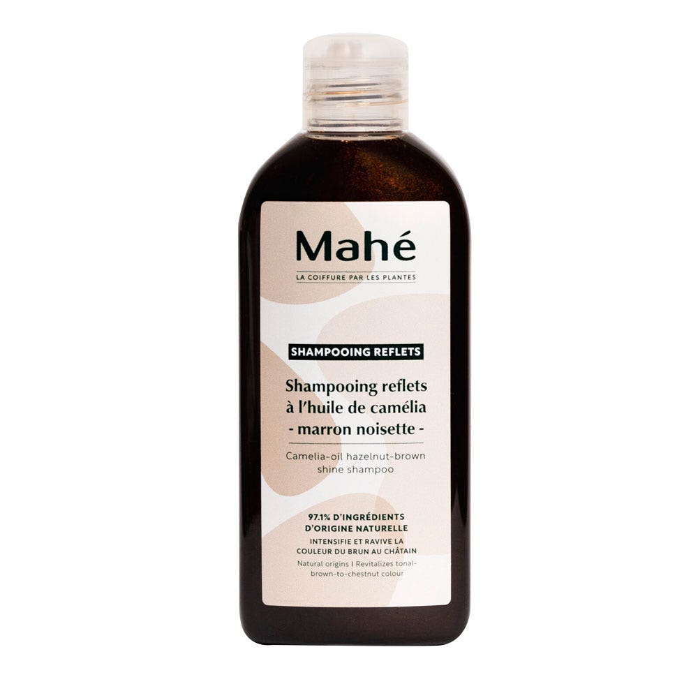 Martine Mahé Shampooing Reflets Huile de camélia Marron Noisette 200ml
