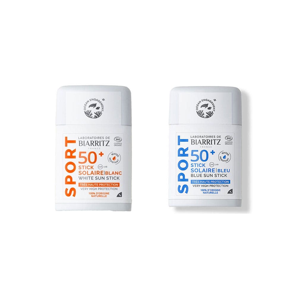 Laboratoires De Biarritz Sport Stick Solaire SPF50+ Teinté 12g
