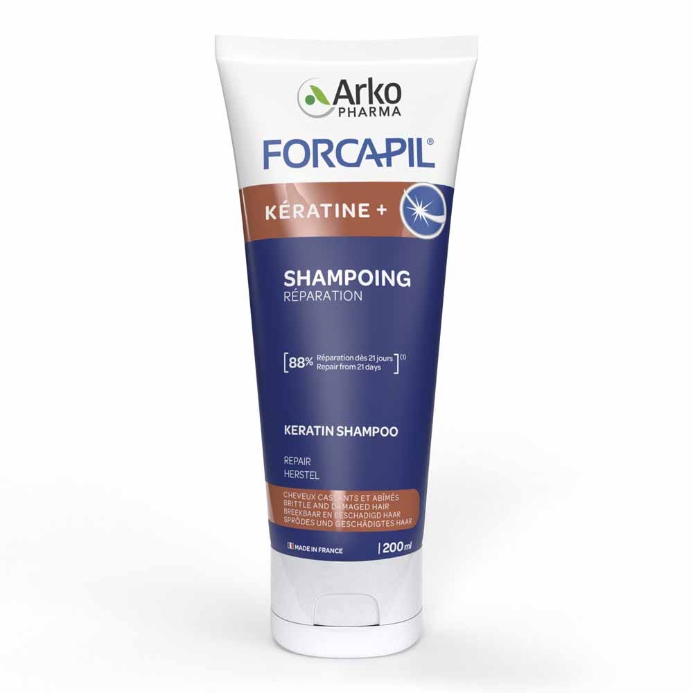 Arkopharma Forcapil Kératine+ Shampooing Réparation 200ml