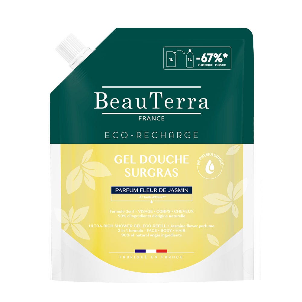 Beauterra Gel Douche Surgras Eco-recharge 1L