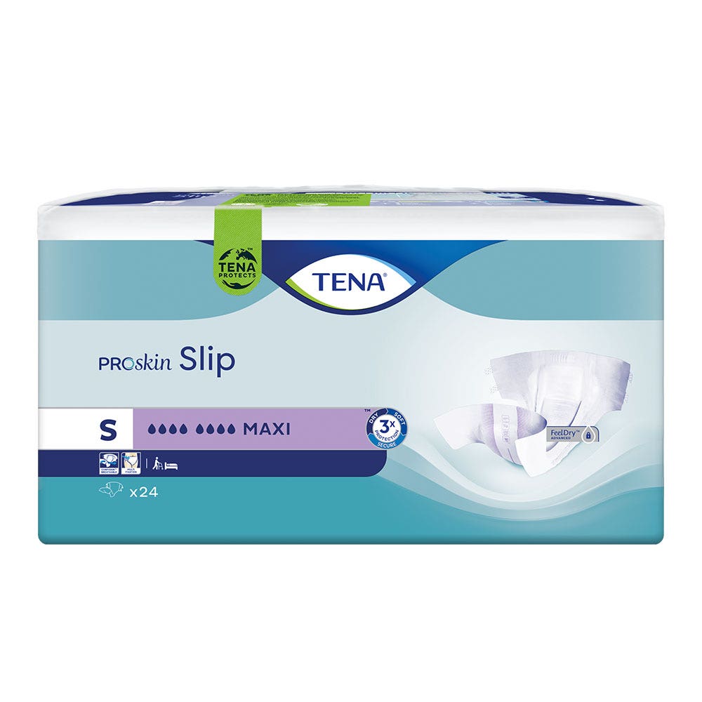 Tena Proskin Slip Maxi Absorbants pour fuites urinaires Taille S x24