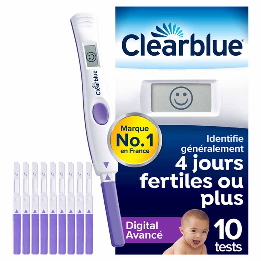 Clearblue Test D'ovulation Digital avancé 10 tests