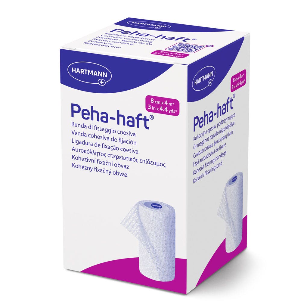 Hartmann Peha Haft Bande cohésive 8cmx4m Sans latex x1