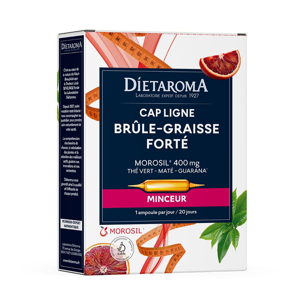 Dietaroma Capligne Brûle-Graisse Forté 20 Ampoules