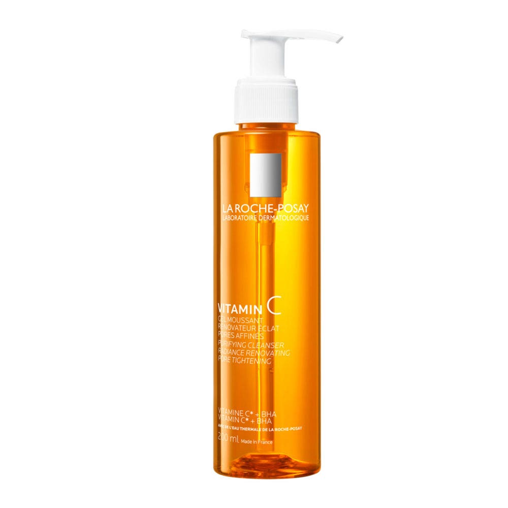 La Roche-Posay Pure Vitamin C Gel Moussant Rénovateur Eclat Pores Raffinés 200ml
