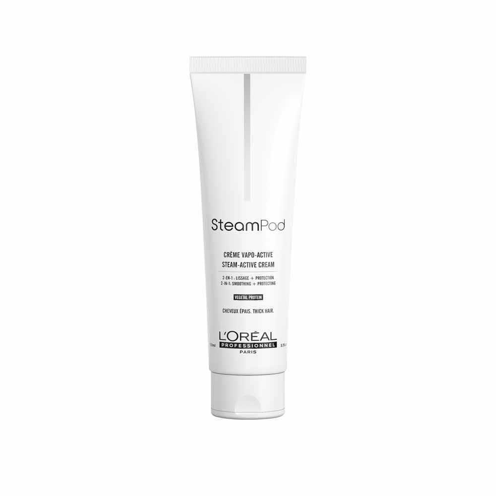 L'Oréal Professionnel Steampod Crème Vapo-Active Lissage + Protection Cheveux Epais 150ml