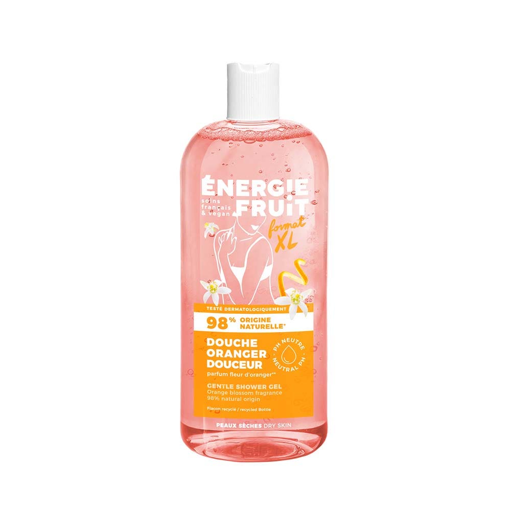 Energie Fruit Gel Douche Ph Neutre Fleur D'oranger & Huile De Lin Bio 500ml