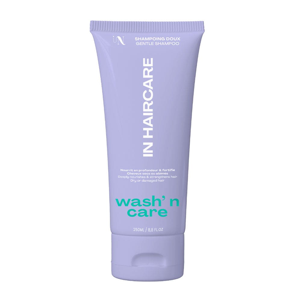 In Haircare Shampooing Doux Wash n'Care Cheveux secs ou abimés 250ml