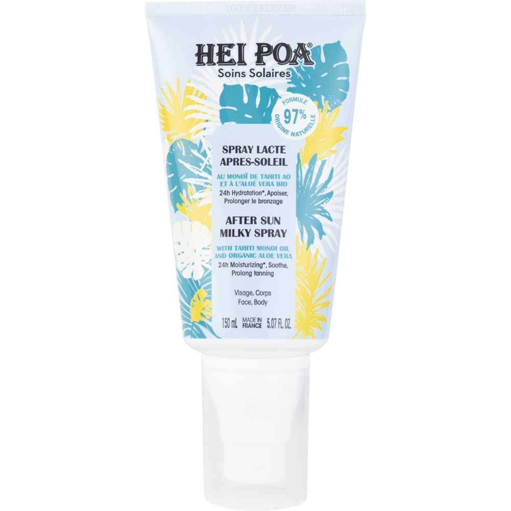 Hei Poa Soins Solaires Spray Lacte Apres-soleil Parfum Monoi 150ml