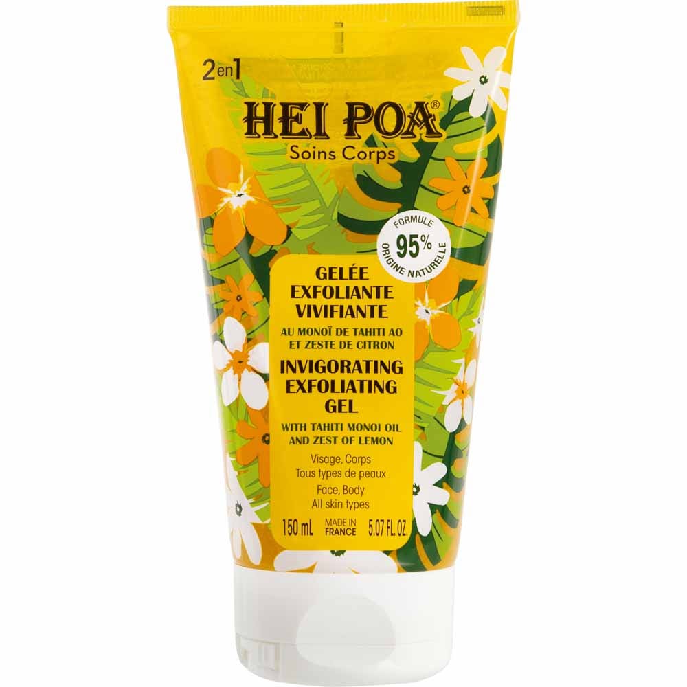 Hei Poa Soins Corps Gelée Exfoliante Vivifiante Au Monoï de Tahiti AO 150ml