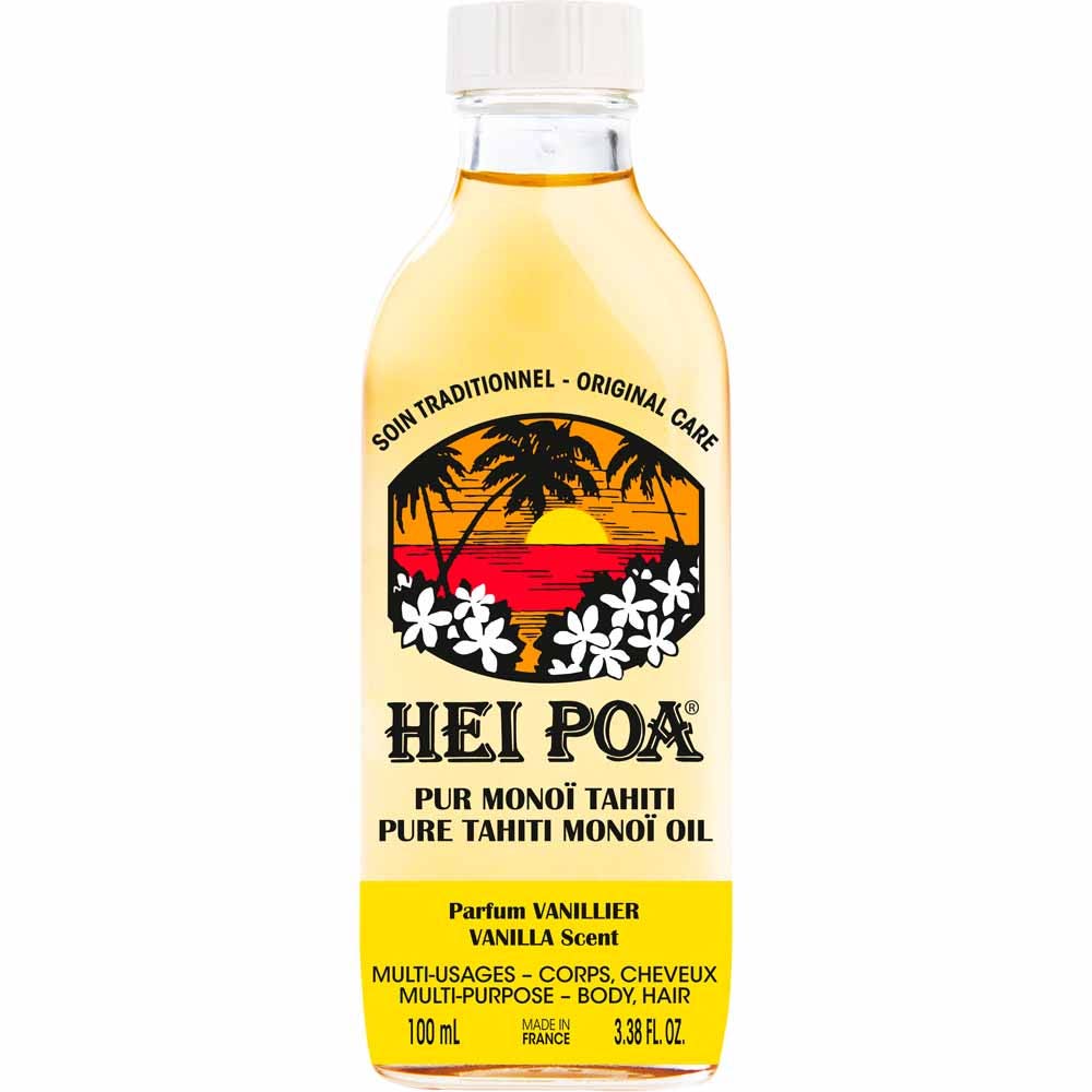 Hei Poa Pur Monoï Hydratant Parfum Vanillier 100ml