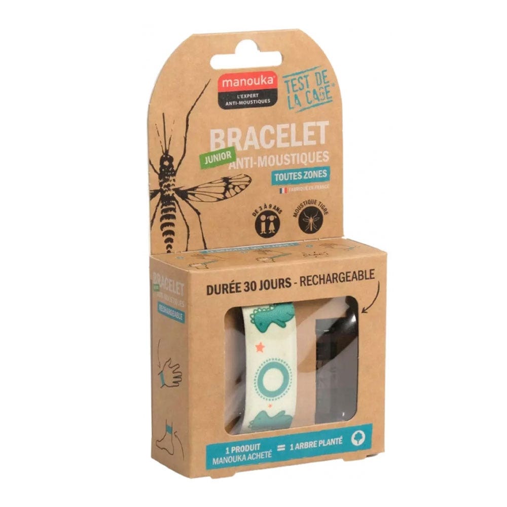 Manouka Bracelet Anti-Moustiques Junior Toutes Zones