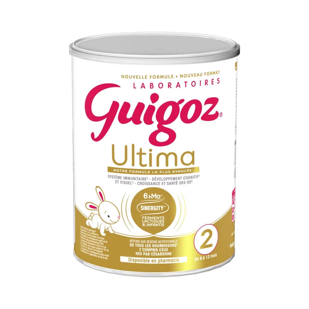 Guigoz Ultima Lait En Poudre 2 De 6 À 12 Mois 780g