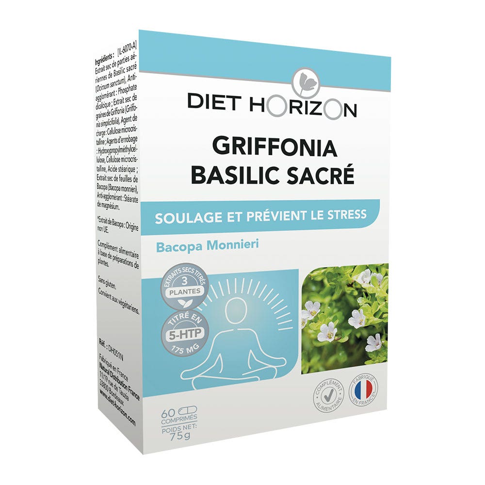 Diet Horizon Griffonia Basilic Sacré 60 Comprimés