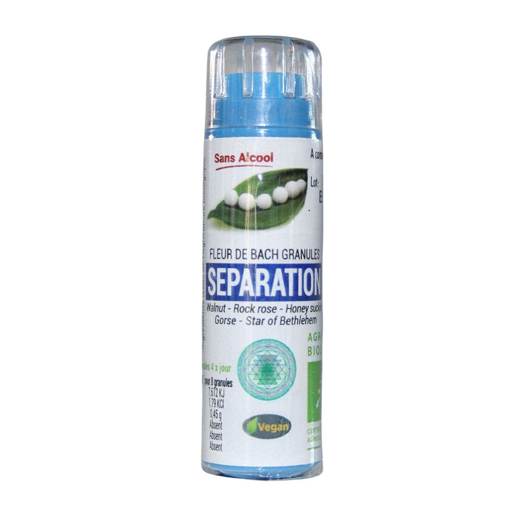 Kosmeo Fleurs de Bach Bio Séparation Bio 120 granules