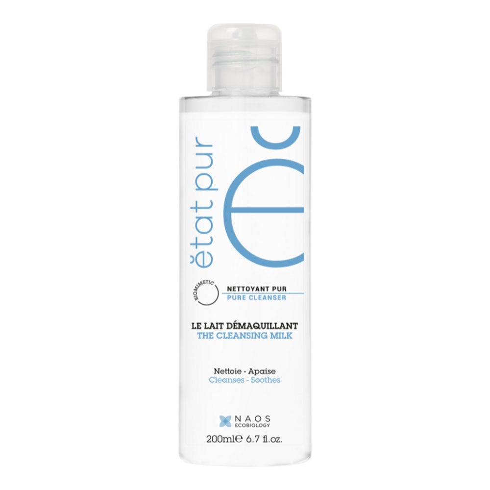 Etat Pur Nettoyants Purs Le Lait Démaquillant 200ml