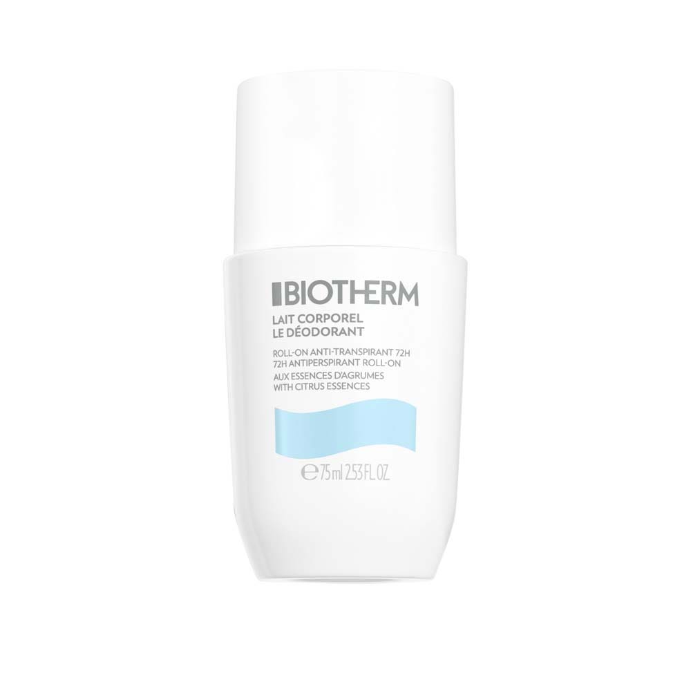 Biotherm Lait Corporel Déodorant Roll-On Anti-Transpirant 72H 75ml