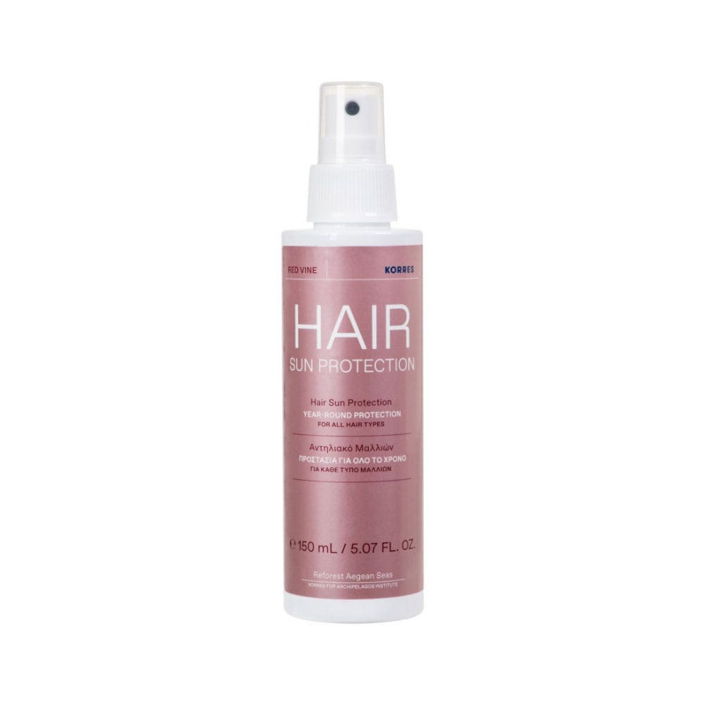 Korres Red Vine Emulsion Spray Protection Solaire Capillaire 150ml