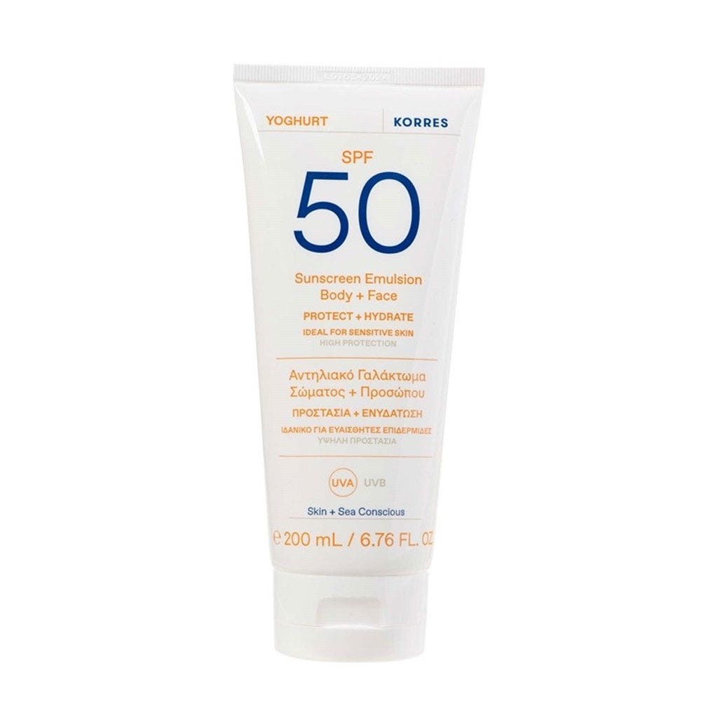 Korres Yoghurt Emulsion Solaire Visage & Corps SPF50 200ml
