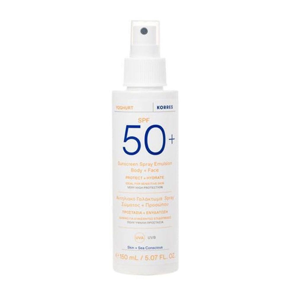 Korres Yoghurt Spray Emulsion Solaire Visage & Corps SPF50+ 150ml