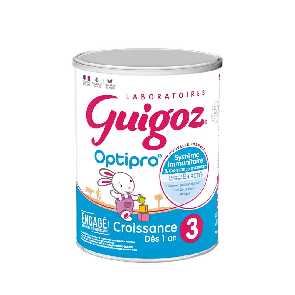 Guigoz Optipro Lait En Poudre Croissance 3 Dès 1 An 780g