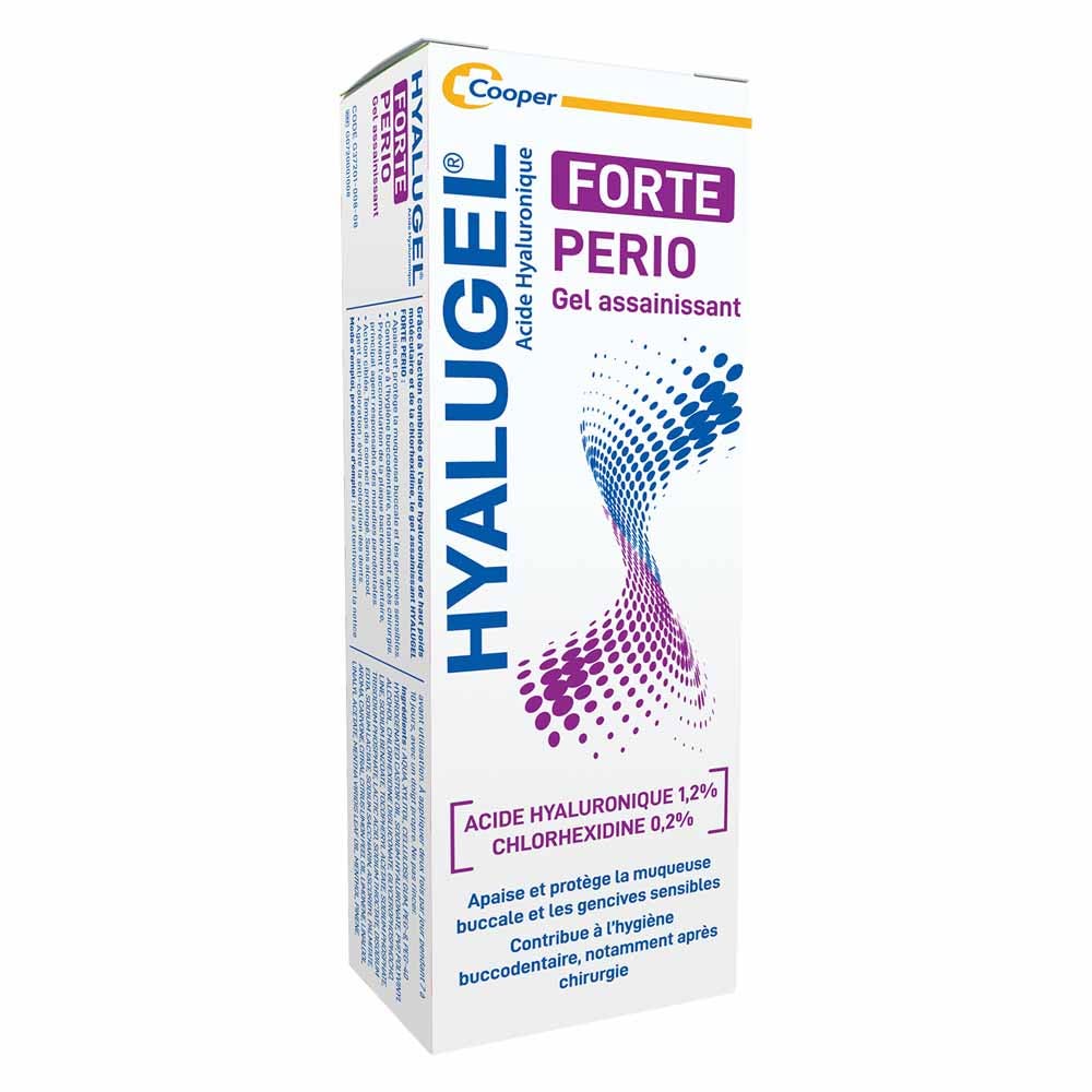 Hyalugel Forte Perio Gel buccal assainissant Acide Hyaluronique 1.2% 8ml
