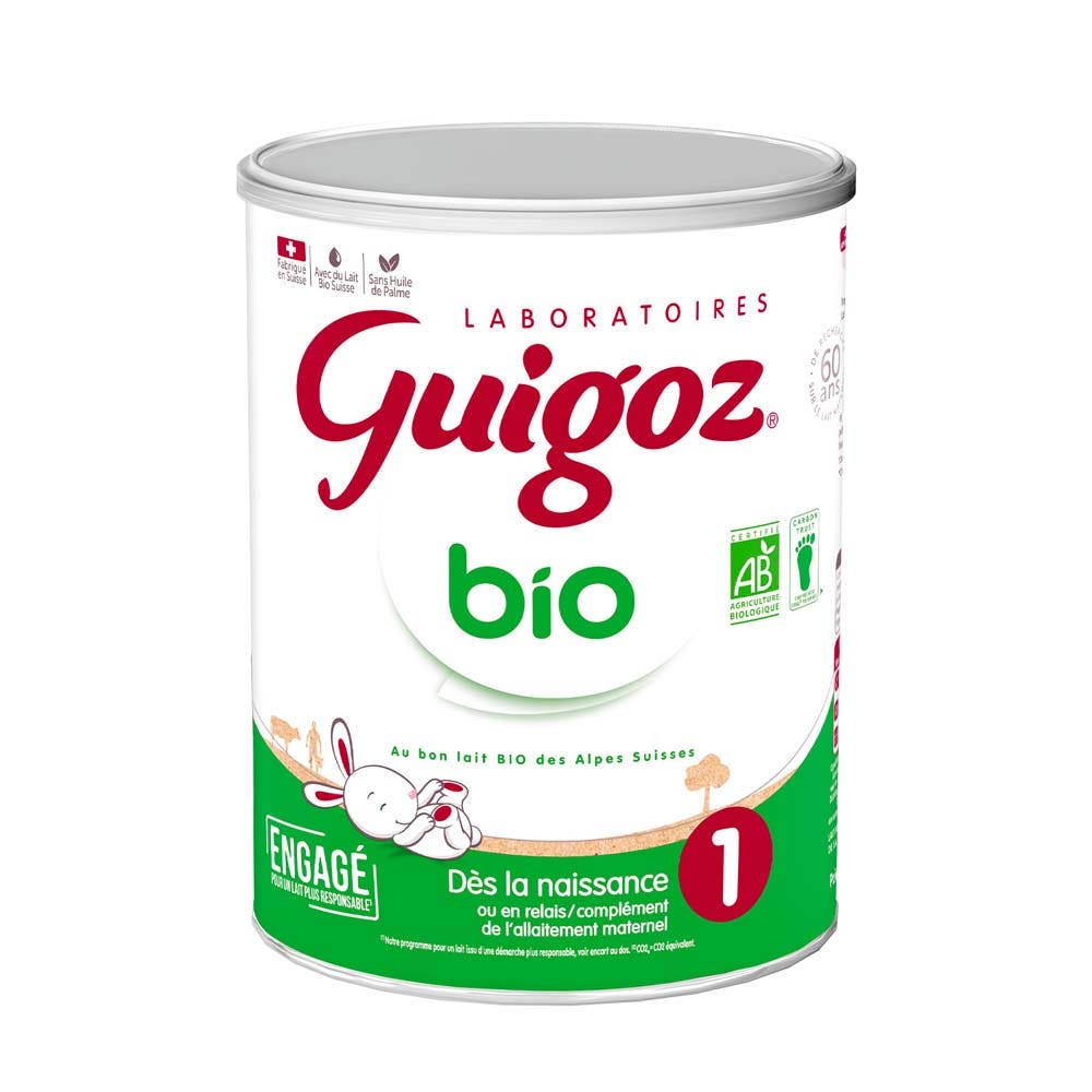 Guigoz Bio Lait En Poudre 1 Dès La Naissance 800g