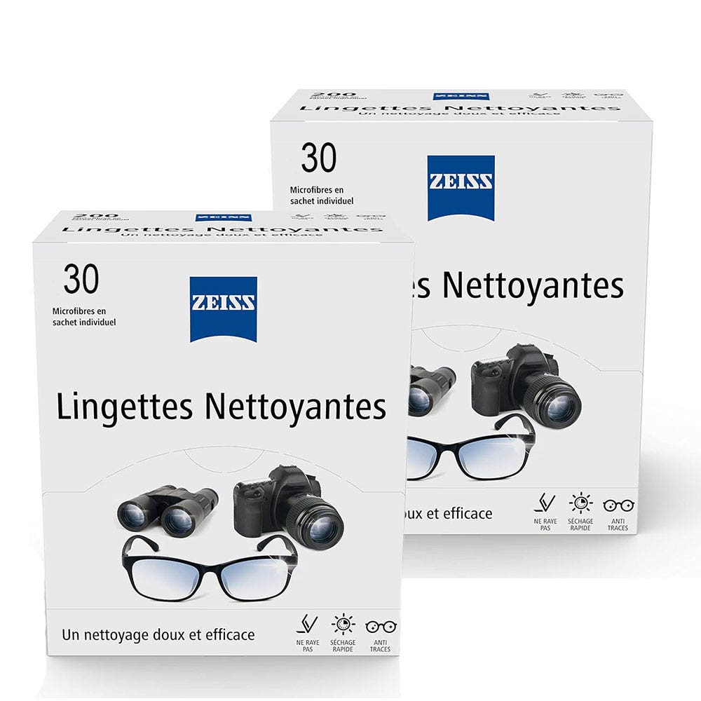 Zeiss Lingettes Nettoyantes Pour Lunettes 2x30