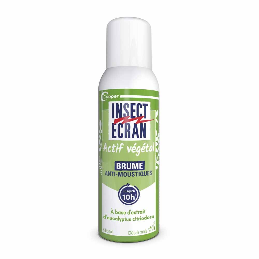 Insect Ecran Brume Anti-Moustiques Actif Végétal Jusqu'à 5h 100ml