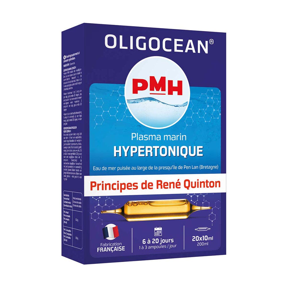 Superdiet Oligocean Plasma Marin Hypertonique 20 Ampoules